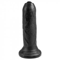 Dildo Realista con Glande Retractil Color Negro 6