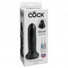 Dildo Realista con Glande Retractil Color Negro 6