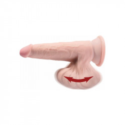 Dildo Triple Densidad Testiculos Oscilantes 7