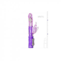 Vibrador con Mariposa Purpura