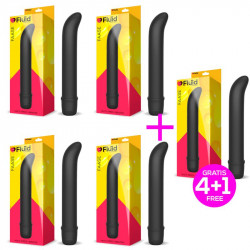 Pack 41 Faase Vibrador Multi Velocidad Punto G 18 cm Negro