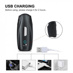 Cilon Masturbador Ajustable Silicona USB Magnetico