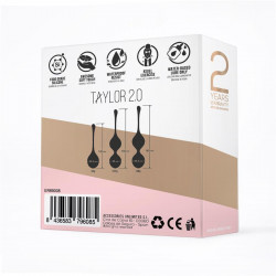 Taylor 20 Bolas Kegel Silicona Purpura