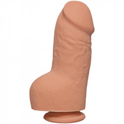 Dildo Dual Density Fat D con Testiculos 8 Ultraskyn Vanilla
