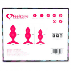 Bibi Twin Set de 3 Plugs Anales Rosa