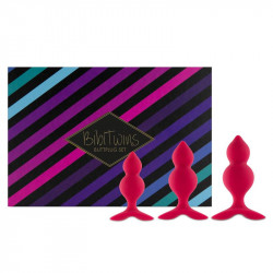 Bibi Twin Set de 3 Plugs Anales Rosa