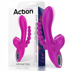 No Nineteen Vibrador Triple Accion