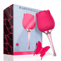 Martinella Estimulador de Clitoris y Vibrador de Punto Rose Rose Gold