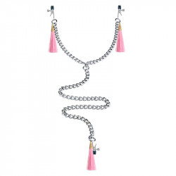 Cadena con Pinzas para Pezones y Clitoris