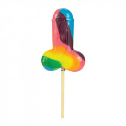 Piruleta Forma de Pene Multicolor