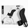 Fivib Estimulador de Dedo USB Silicona Negro