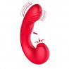 Shiva Vibrador con Succion y Pulsacion 3 Motores USB Magnetico Silicona
