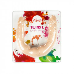 Dildo Doble Twins L Silicona 40 cm