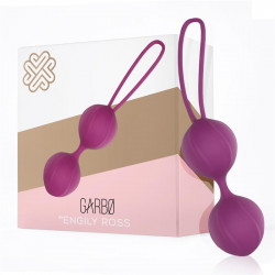 Garbo Bola Doble Kegel Silicona Purpura
