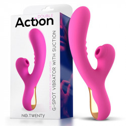 No Twenty Vibrador Punto G con Succion USB Silicona