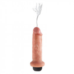 King Cock Dildo Eyaculador 6 Color Natural