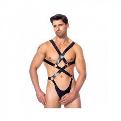 Arnes Ajustable de Cuero de Cuerpo Entero