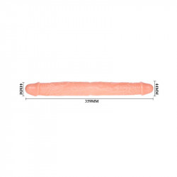 Baile Dildo Doble Color Natural
