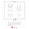 810 COR 2 Corset y Tanga Color Blanco