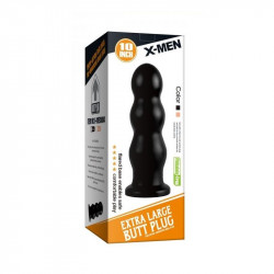 Plug Anal Extra Largo 25 cm Negro