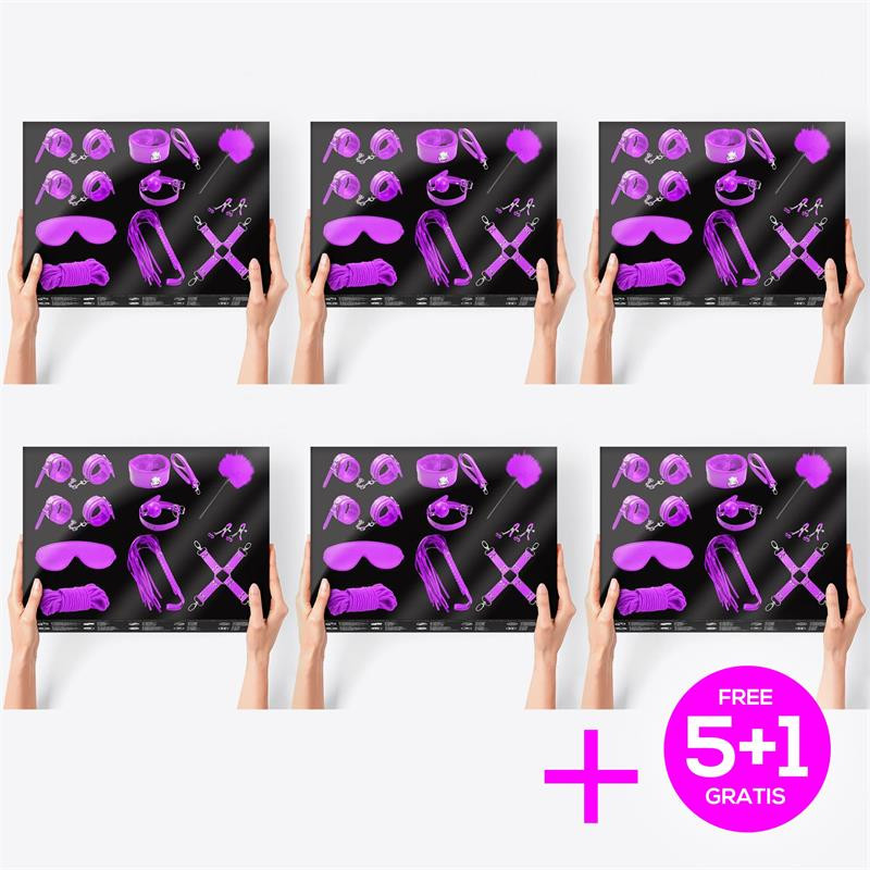 Pack 51 Set Bondage de 10 Piezas Purpura