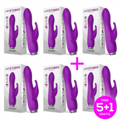 Pack 51 Couby Vibrador de Conejito Silicona Purple