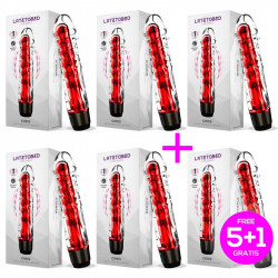 Pack 51 Chris Vibrador Multi Velocidad Rojo