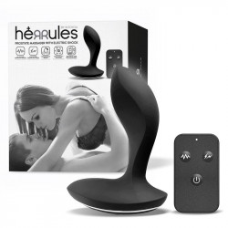 Herrules Masajeador Prostatico con Electro Shock y Vibracion con Control Remoto