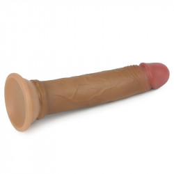 Dildo Nature 7 Silicona Liquida Marron
