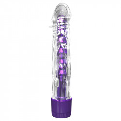 Vibrador Mr Twister Purpura Metalico 17 cm