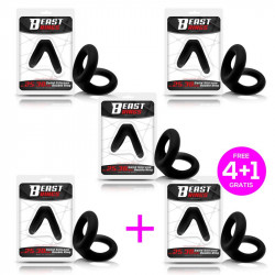 Pack 41 Anillo Pene Silicona Solida 25 3 cm