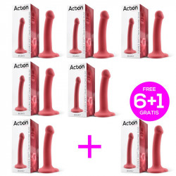 Pack 61 Bouncy Dildo Silicona Liquida Flexible 65 165 cm