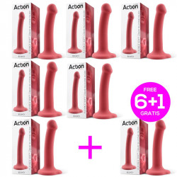 Pack 61 Bouncy Dildo Silicona Liquida Flexible 75 19 cm