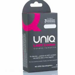 Preservativos Femeninos sin Latex 3 Unidades Lady Female