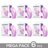Pack 6 Brightmauve Vibrador para Parejas Doble Motor Control Remoto