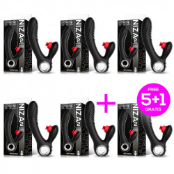 Pack 51 Niza Vibrador Triple Lengua y Calor