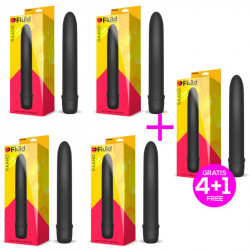 Pack 41 Raand Vibrador Multi Velocidad 18 cm Negro