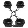 Set de Esposas para Tobillos y Munecas Cuero Vegano