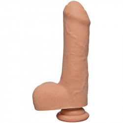 Dildo Dual Density Uncut D con Testiculos 7 Ultraskyn Vanilla