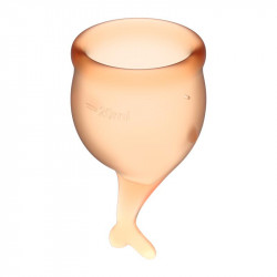 Copas Menstruales Feel Secure Orange Pack de 2