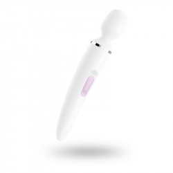 Masajeador Wand er Woman Blanco y Dorado