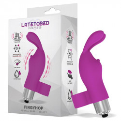 Fingyhop Bala Vibradora con Conejito Silicona Purpura