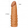 Funda para el Pene Add 2 Pleasure X Tender Marron