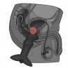 Plug Anal Prostate con Vibracion Stud Negro