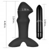 Plug Anal Prostate con Vibracion Stud Negro