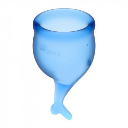 Copas Menstruales Feel Secure Dark Blue Pack de 2