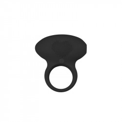 Anillo para Pene con Vibracion Silicona Negro