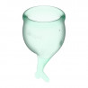 Copas Menstruales Feel Secure Light Green Pack de 2