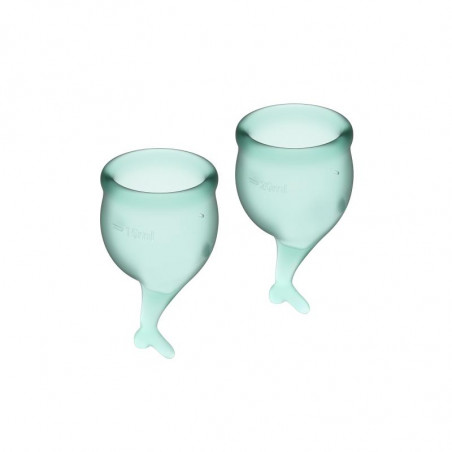 Copas Menstruales Feel Secure Dark Green Pack de 2