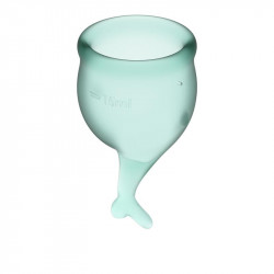 Copas Menstruales Feel Secure Dark Green Pack de 2
